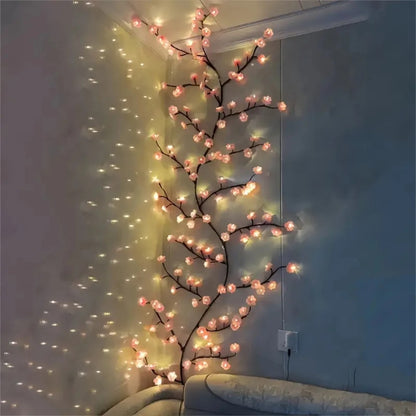 LED Herbstdeko | Herbstblumendeko | Deko Lichterkette | LichtBlüte