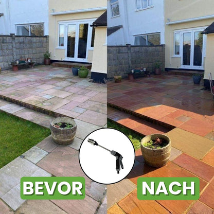 Hochdruckreiniger für Gartenschlauch | Flächenreiniger | DruckWascher