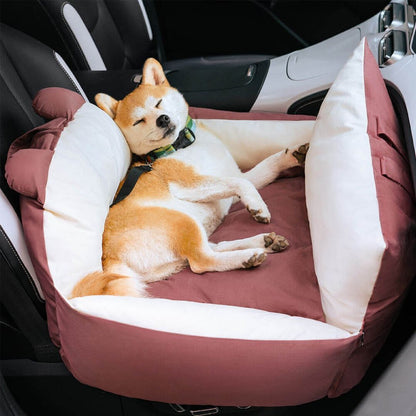 Hunde Autositz | Hundesitz für Rückbank | Hunde Auto Transportbox | HundeBox