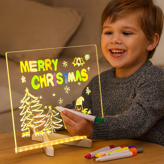 Kinderspielzeug | LED Schreibtafel & Zeichenbrett | IllumiSchreib
