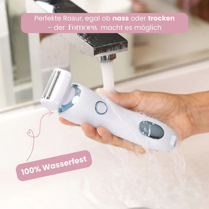 Intimrasierer für Frauen | Elektrischer Damenrasierer für Intimbereich | Bikini Trimmer | Femora