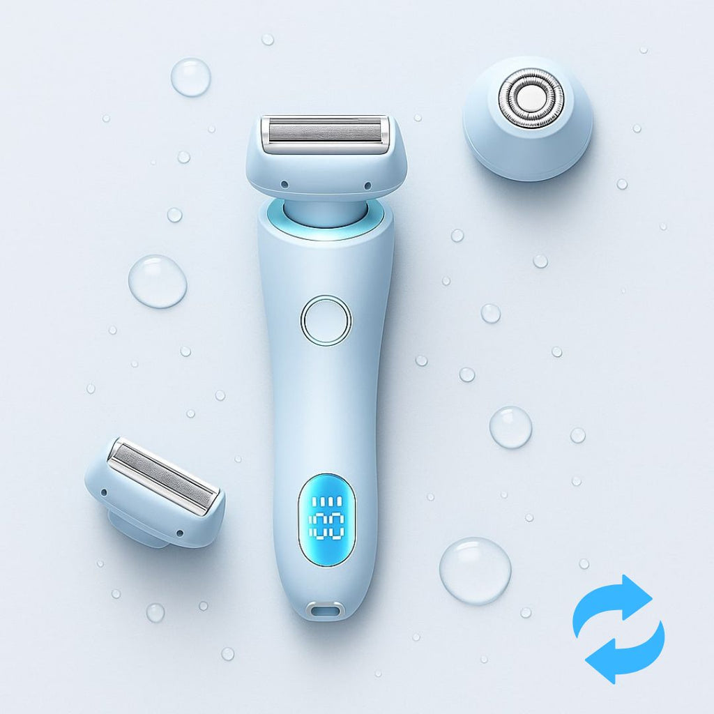 Intimrasierer für Frauen | Elektrischer Damenrasierer für Intimbereich | Bikini Trimmer | Femora