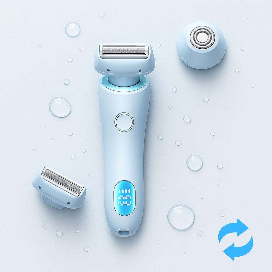 Intimrasierer für Frauen | Elektrischer Damenrasierer für Intimbereich | Bikini Trimmer | Femora