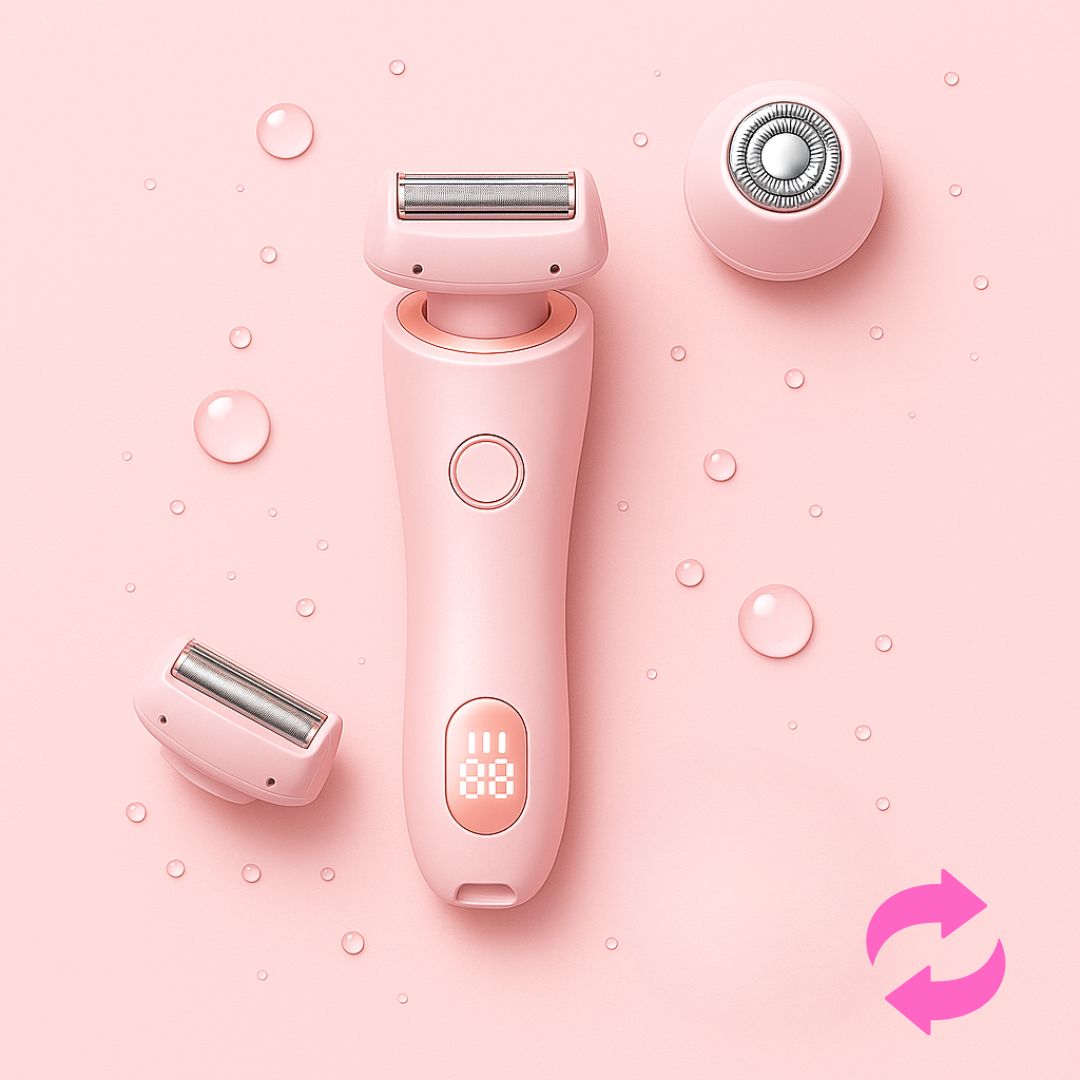 Intimrasierer für Frauen | Elektrischer Damenrasierer für Intimbereich | Bikini Trimmer | Femora