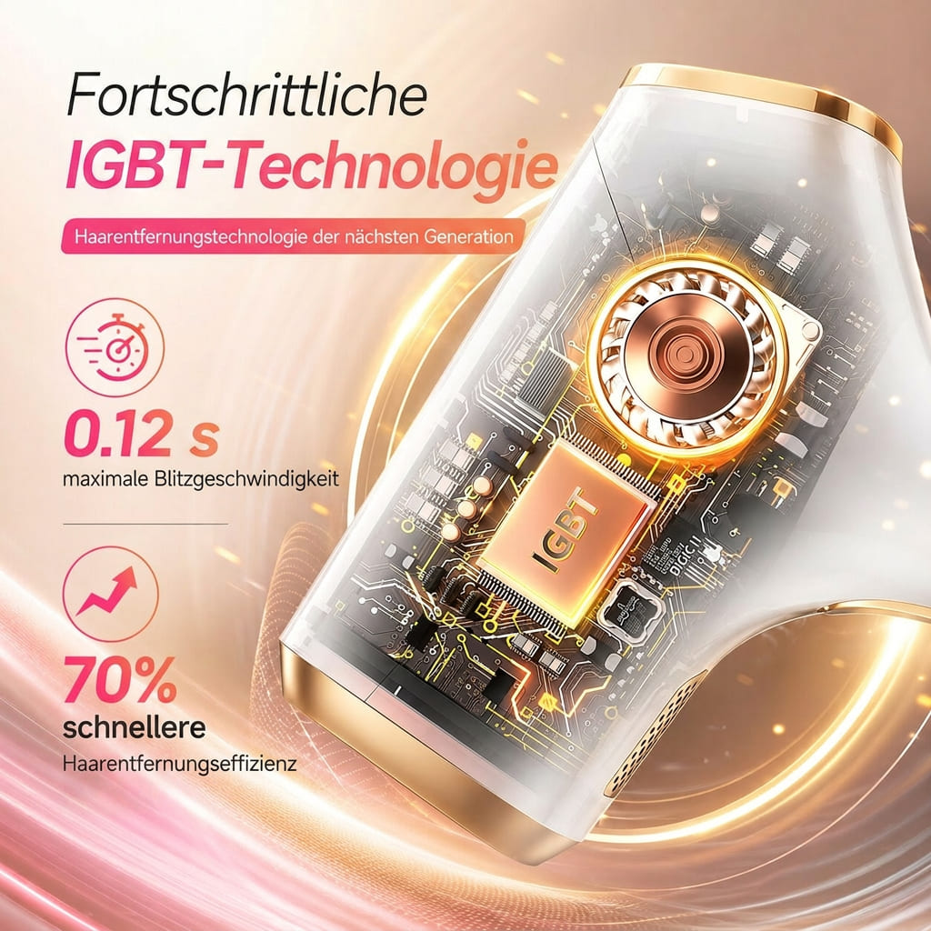 Lichtseide IPL Haarentfernungsgerät – Dauerhafte Laser Haarentfernung für Zuhause | Weiß