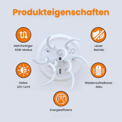 Quallen Lampe für Schlafzimmer | Tischlampe & Nachttischlampe | JellyTanz