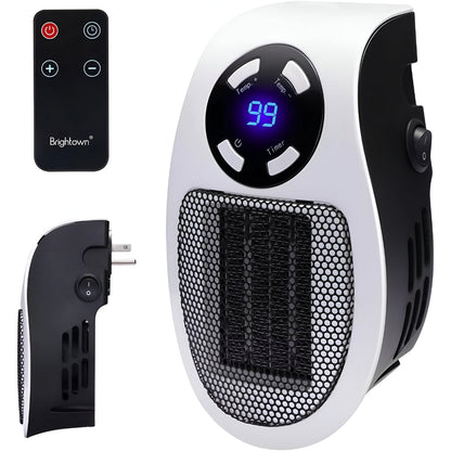 Keramik Heizlüfter | Heizung für Steckdose | Leise mini Heizlüfter | ThermoDock