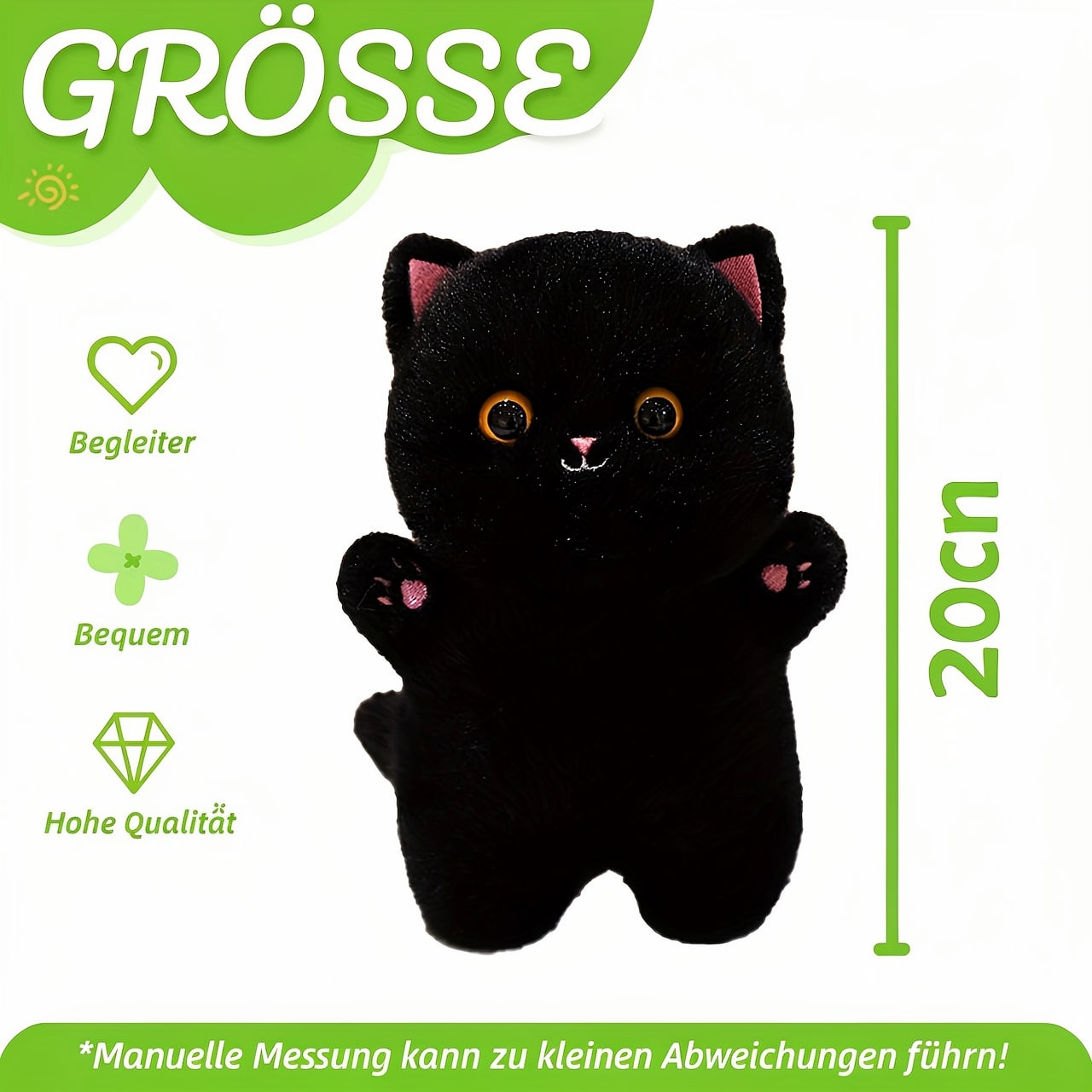 Kitty Kuscheltier | Süßes Katze Plüschtier | KnuddelKatzi