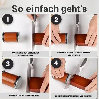 Messerschärfer | Einfaches Messer Schärfen | Zwilling Messerblöcke | Schleifstein | KlingenKraft