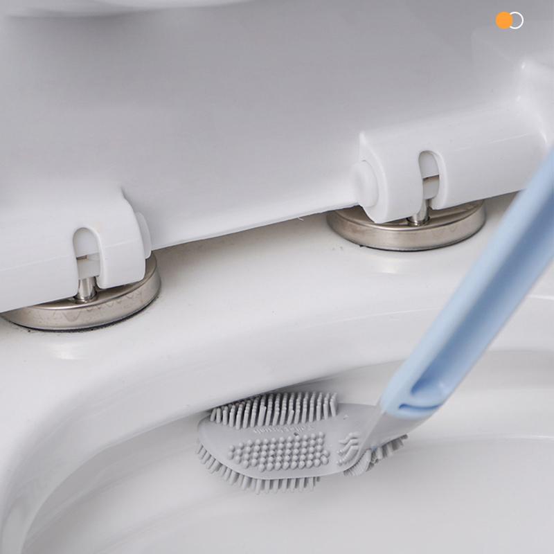 Klobürste aus Silikon | Toilettenbürste mit Halter | WC Bürste | Cleanova