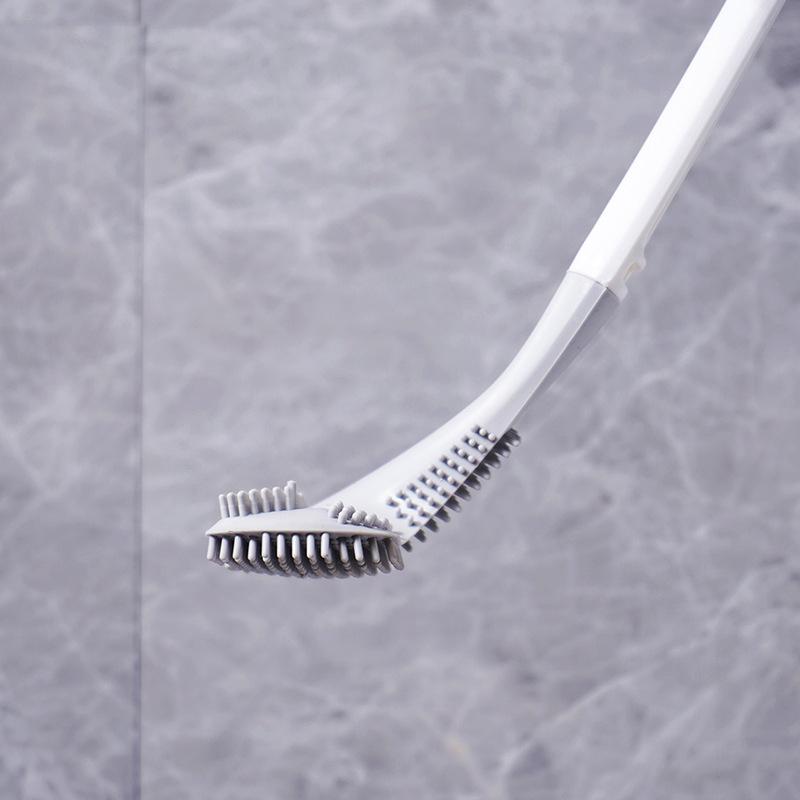 Klobürste aus Silikon | Toilettenbürste mit Halter | WC Bürste | Cleanova