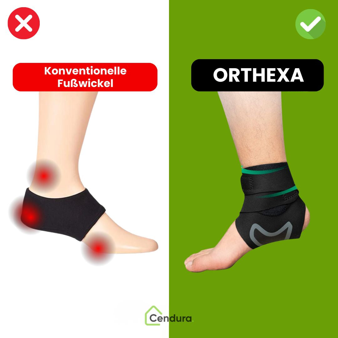 Knöchel Bandage | Fußbandage | Kompressionsbandage Fuß | Orthexa