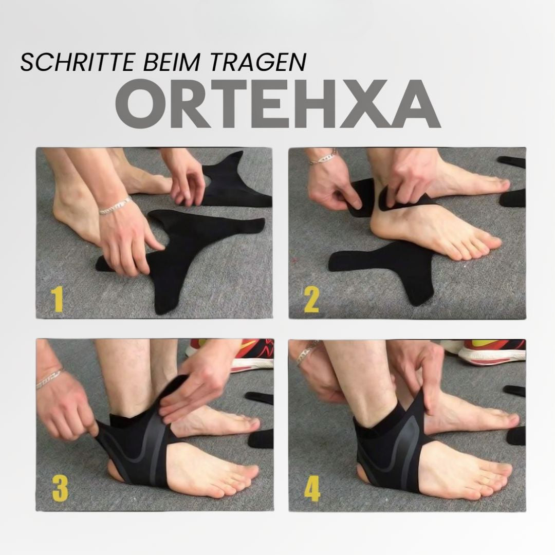 Knöchel Bandage | Fußbandage | Kompressionsbandage Fuß | Orthexa