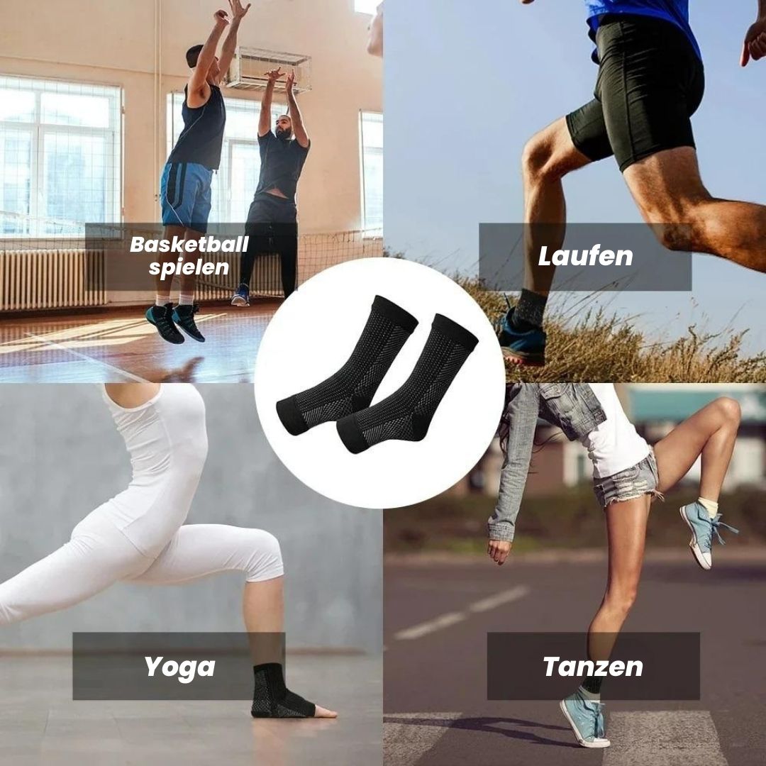 Kompressionsstrümpfe für Füße | Kompressionssocken | Stützsocken | Virexon