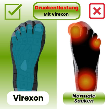 Kompressionsstrümpfe für Füße | Kompressionssocken | Stützsocken | Virexon