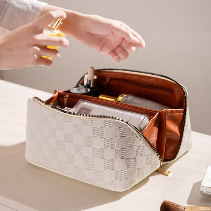 Kulturbeutel für Damen & Herren | Kulturtasche mit Luxusdesign | Waschbeutel | Washiq
