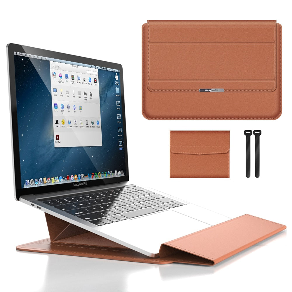 Laptoptasche & Laptopständer in 1 | Laptophülle & Halterung | Standtasche