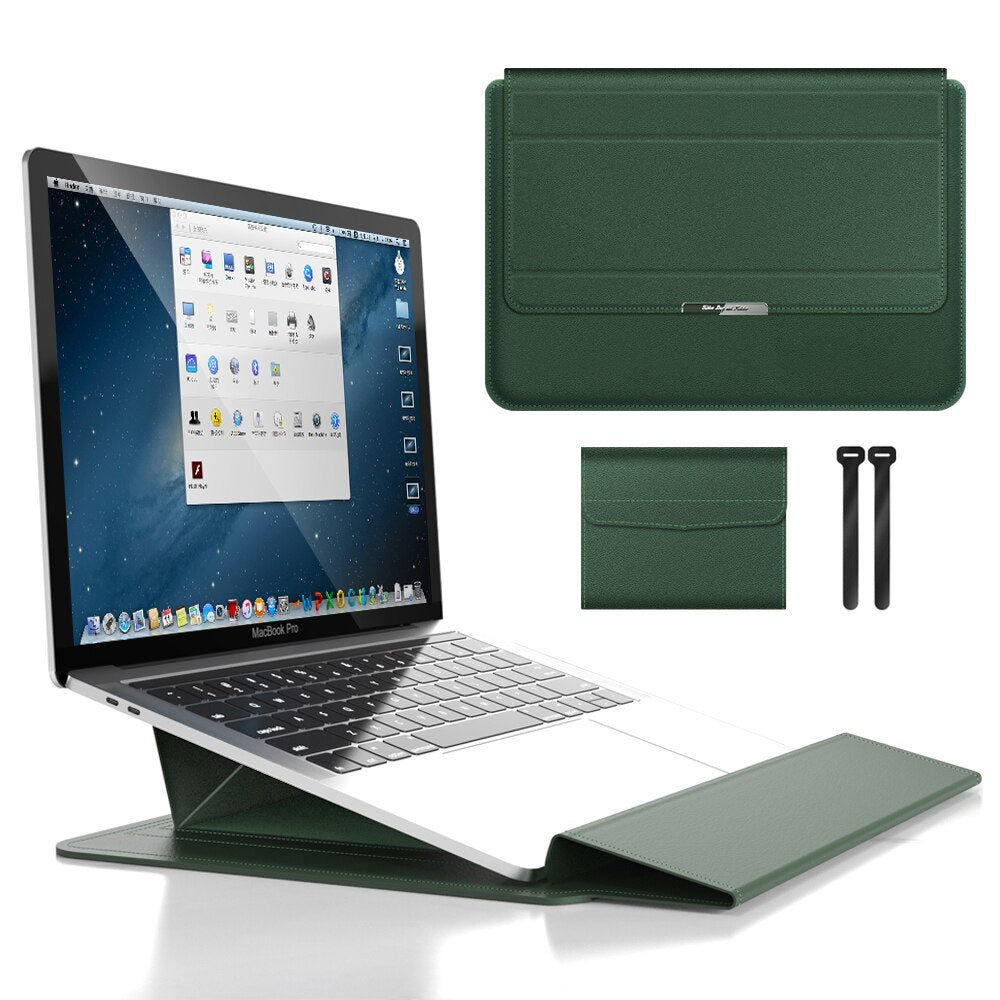 Laptoptasche & Laptopständer in 1 | Laptophülle & Halterung | Standtasche