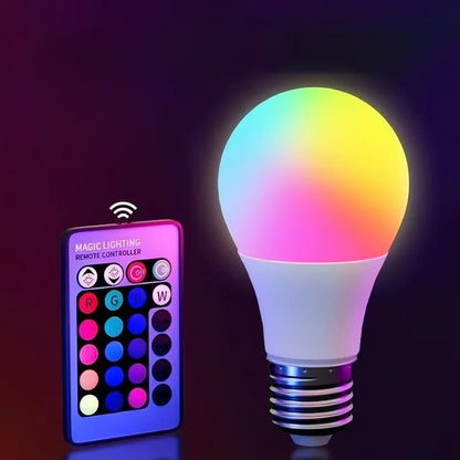 LED E27 Glühbirne | RGB Lampe mit Fernbedienung | Neonix