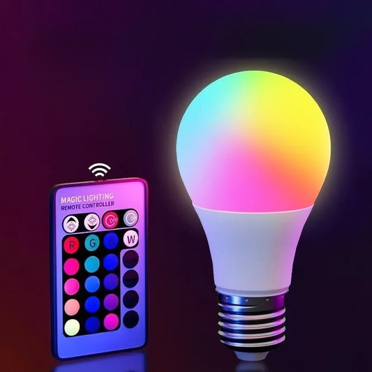 LED E27 Glühbirne | RGB Lampe mit Fernbedienung | Neonix