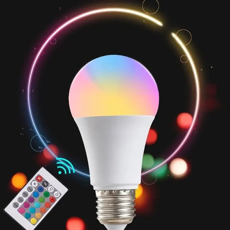 LED E27 Glühbirne | RGB Lampe mit Fernbedienung | Neonix