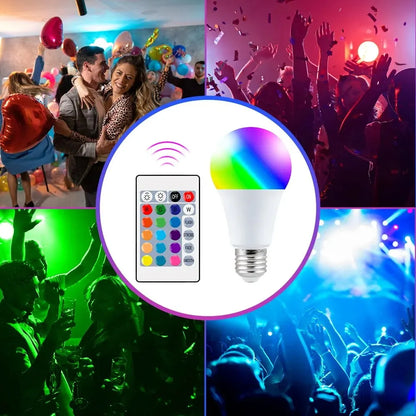 LED E27 Glühbirne | RGB Lampe mit Fernbedienung | Neonix
