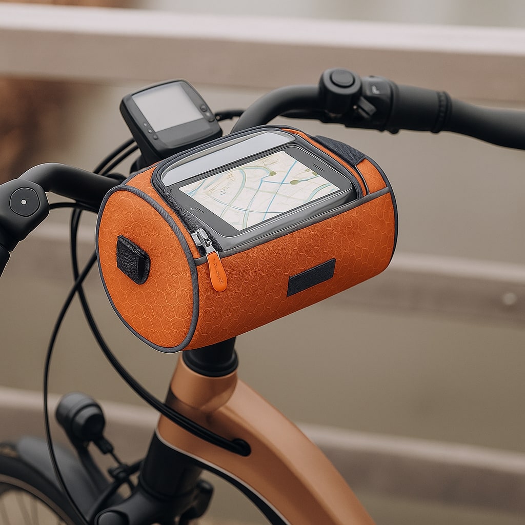 Lenkertasche für Fahrrad | Wasserdichte Fahrradtasche mit Touchscreen | Tourix