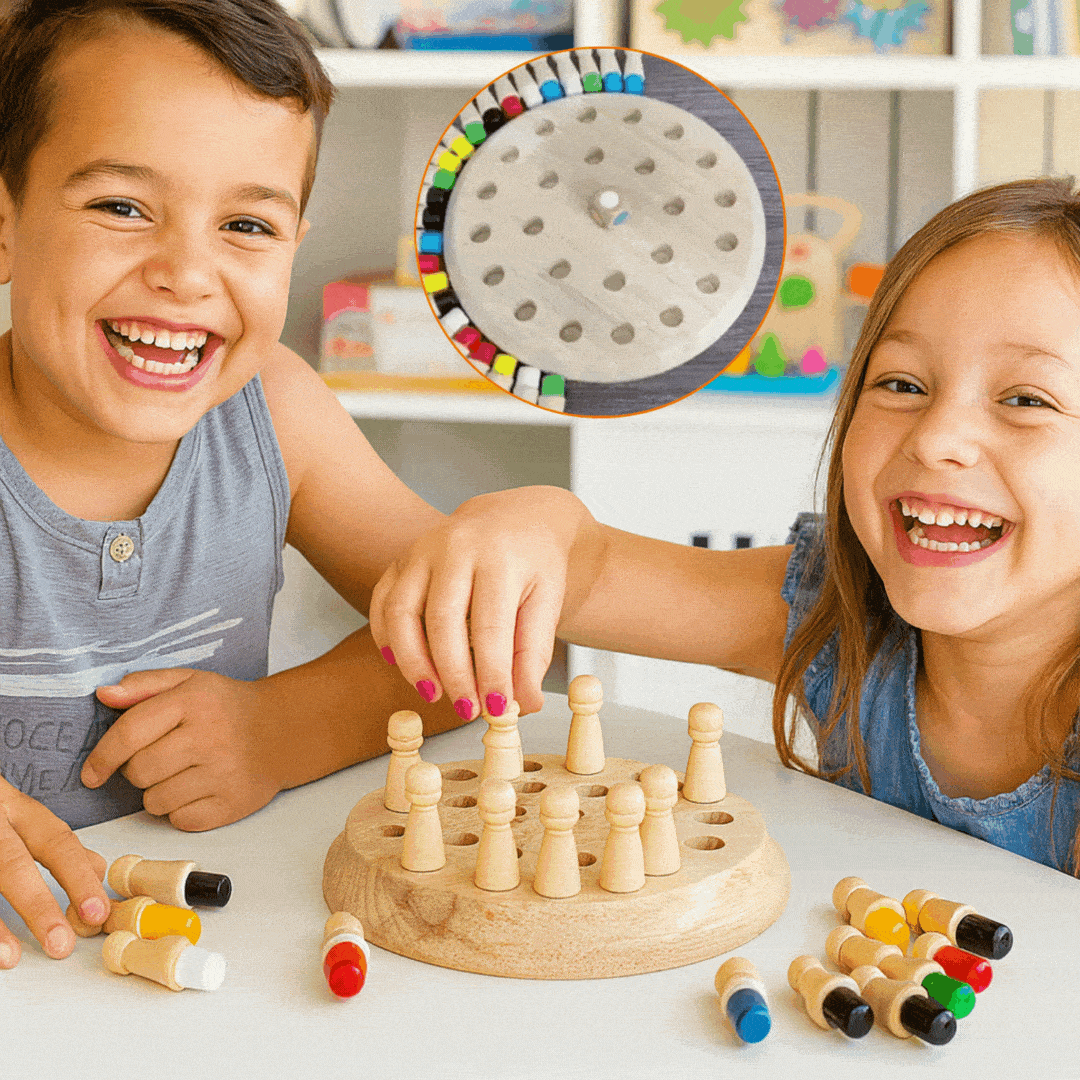 Gedächtnistraining Holzspielzeug für Kinder ab 3 Jahren | LernFreund