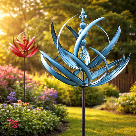 Wetterfahne aus Metall | Dekoration für Garten und Dach | FloraSpindel