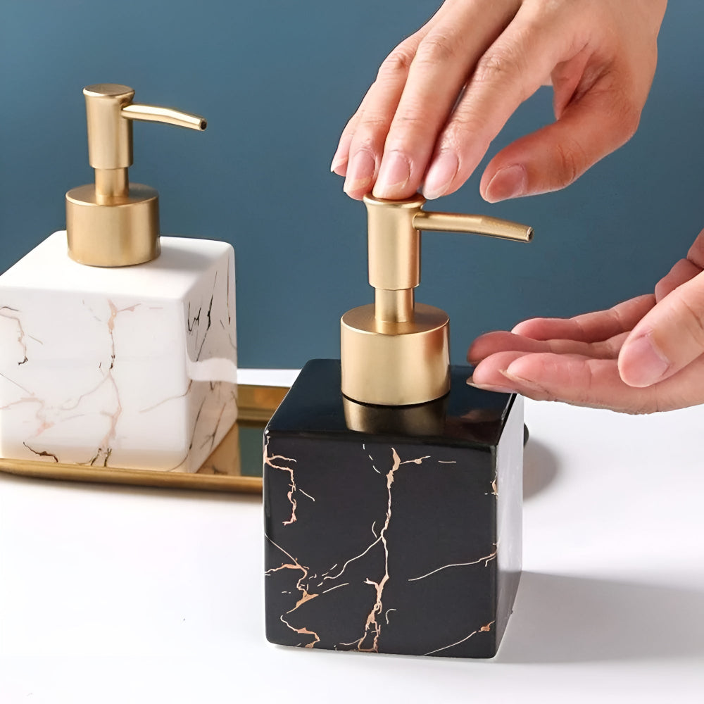 Marmor Seifenspender für Küche oder Badezimmer | Marmora