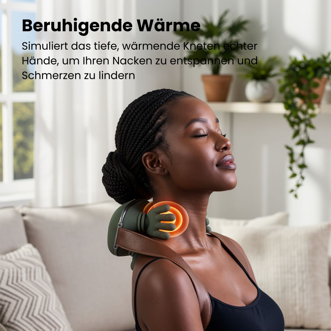 Massagegerät für Nacken & Schulter | Nackenmassage zuhause für geschmeidige Muskeln | Nackenia