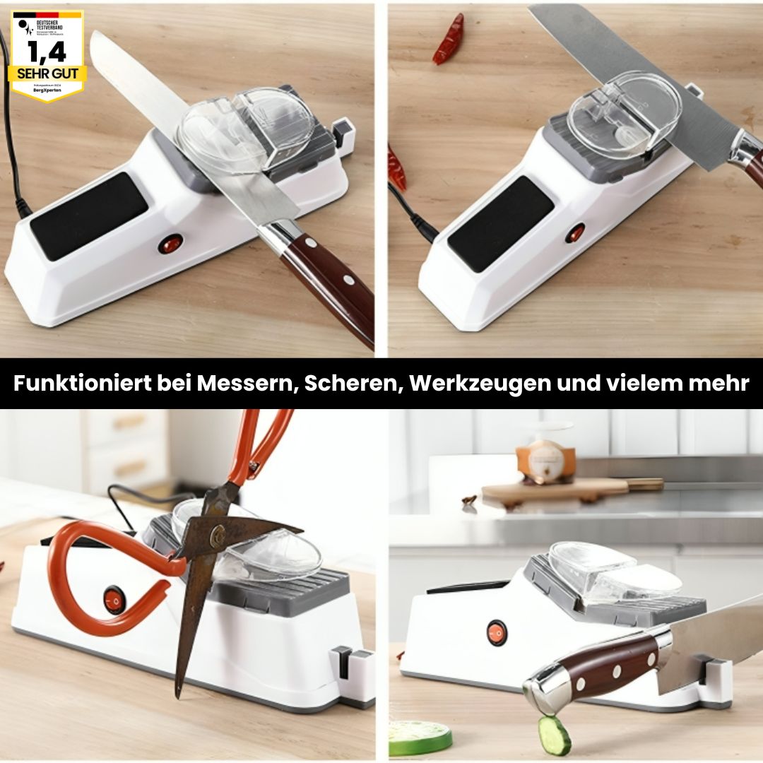 Messerschärfer | Einfaches Messer Schärfen | Elektrischer Messerschleifer | Scheidkraft