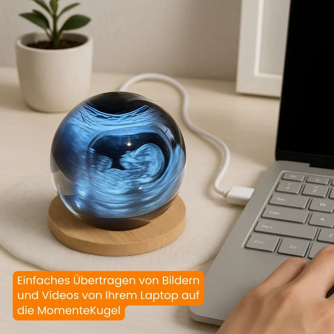 Personalisiertes Geschenk | Digitales Geschenk für Geburtstag oder Jubiläum | MomenteKugel