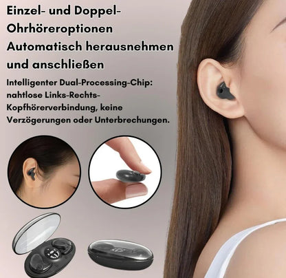 Ohrstöpsel für Schlaf und Alltag | Ultraflache Bluetooth Kopfhörer | Schlafkopfhörer | TraumBuds