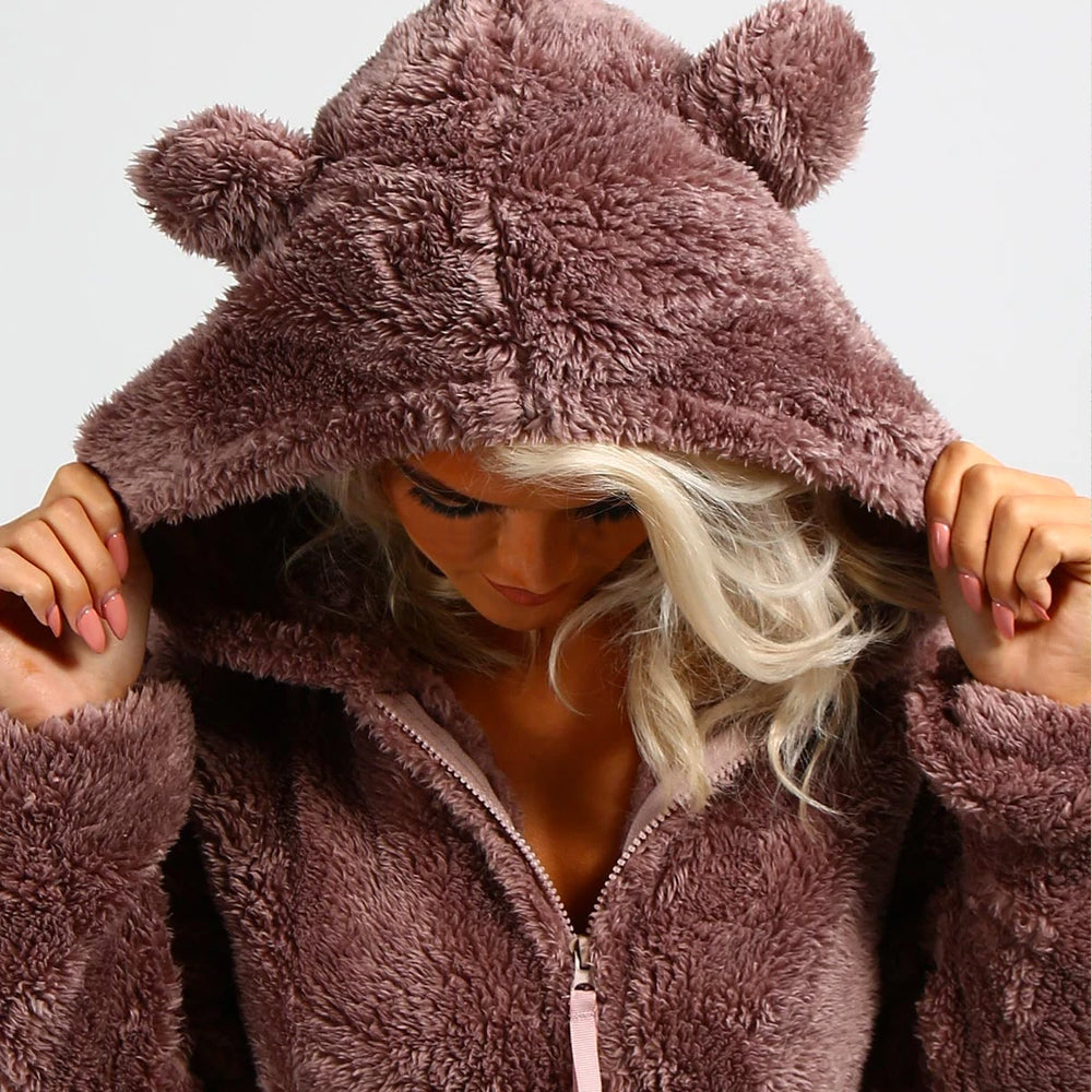 Onesie Jumpsuit für Damen | Fleece Overalls | Schmusi