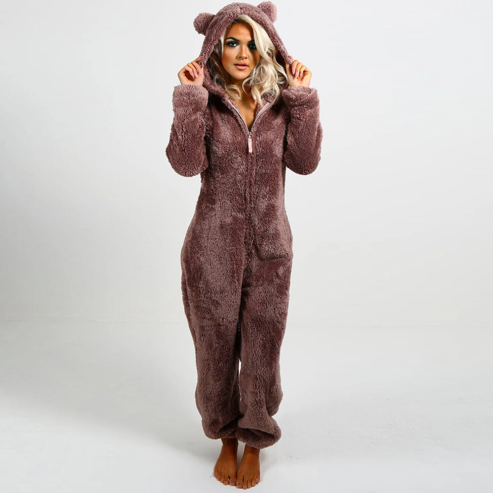 Onesie Jumpsuit für Damen | Fleece Overalls | Schmusi