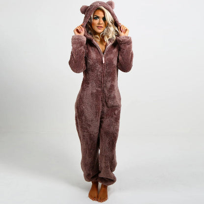 Onesie Jumpsuit für Damen | Fleece Overalls | Schmusi