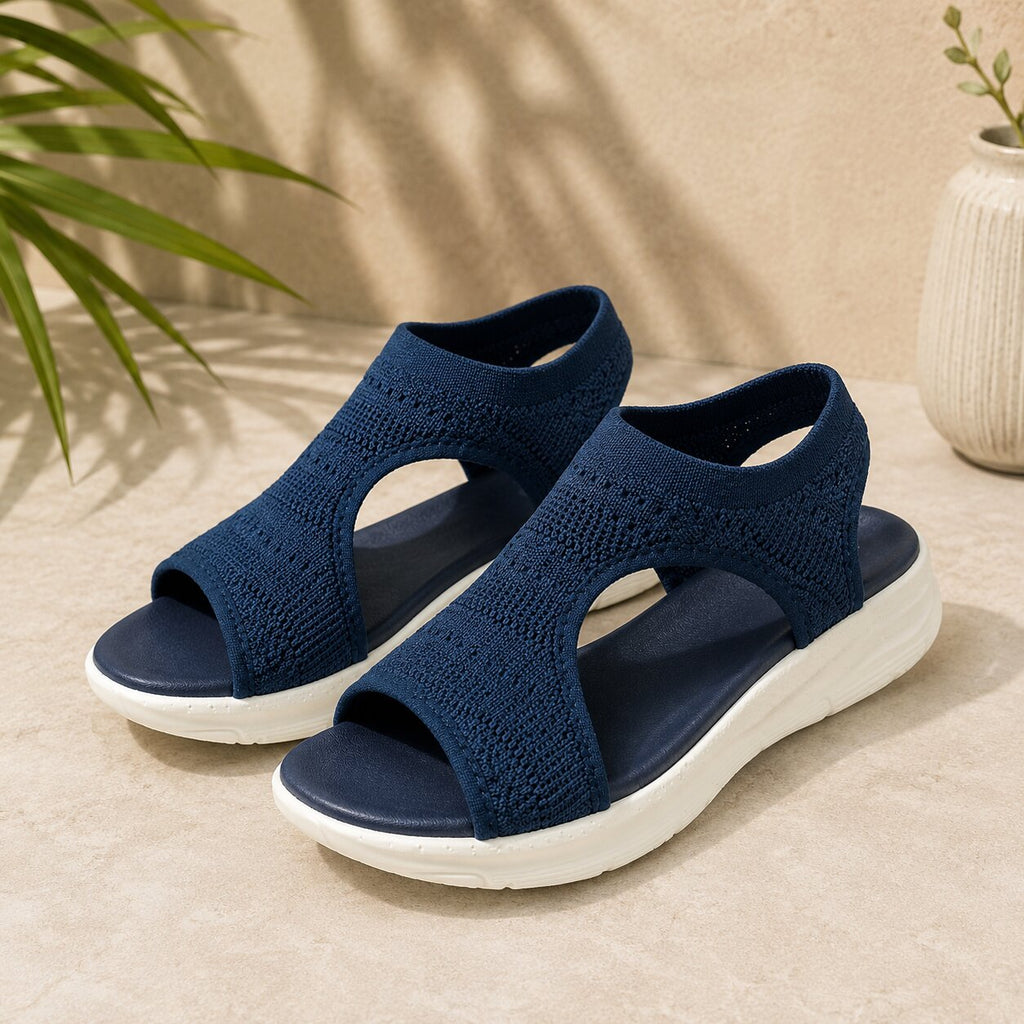 Sophia Orthopädische Sandalen Damen Strick Luftig