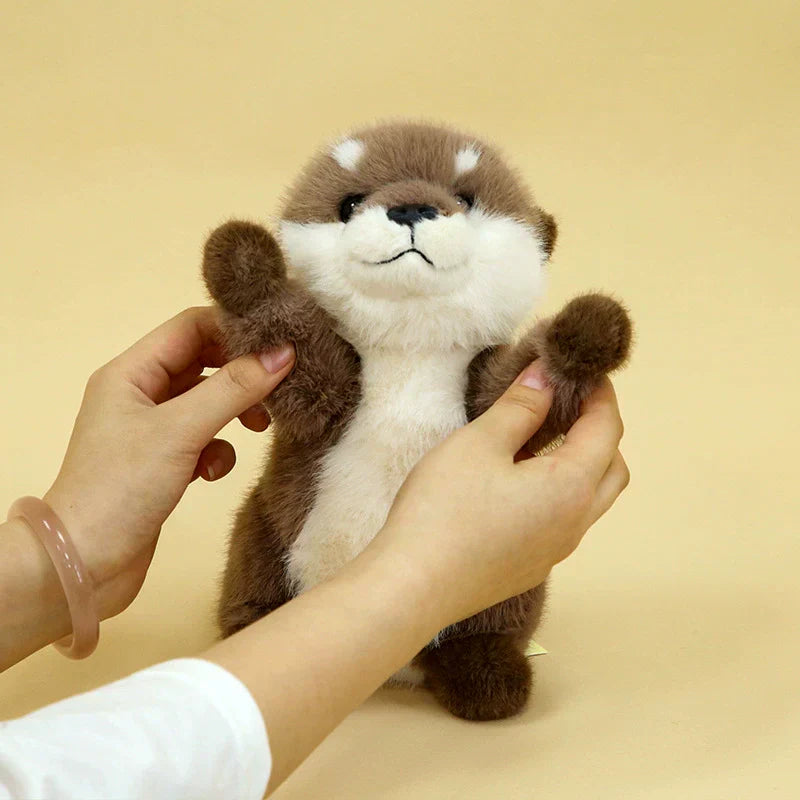 Otter Kuscheltier | Süßes Kuscheltier gegen Stress | Plüschtier für Kinder und Babys | CutiOtter