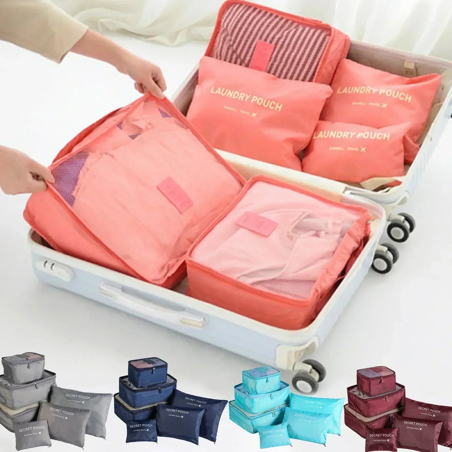 Packing Cubes | Koffer Organizer | Reisetaschen Set für Ordnung und Übersicht | ReiseKlar