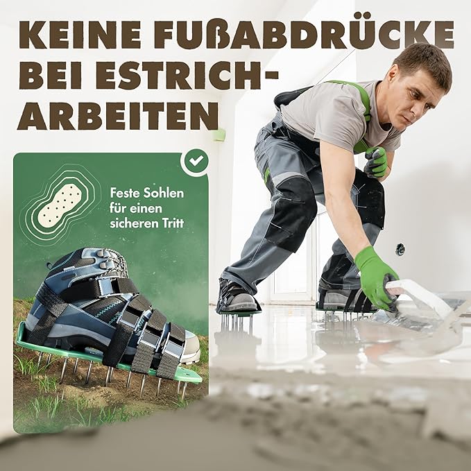 Rasenlüfter Schuhe | Rasen Aerifizierer Schuhe | Grüntritt