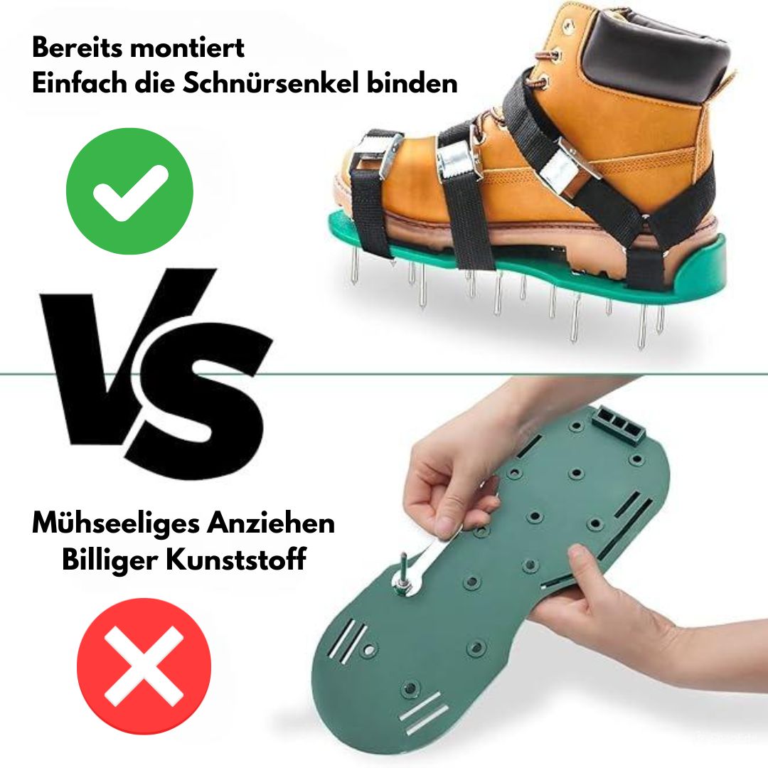 Rasenlüfter Schuhe | Rasen Aerifizierer Schuhe | Grüntritt