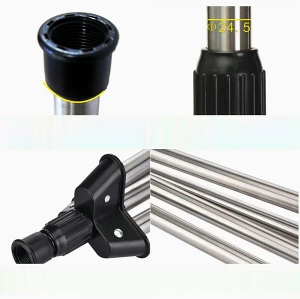 Rasensprenger mit Stativ | 360° Sprinkler | Gartenspritze | AquaVento