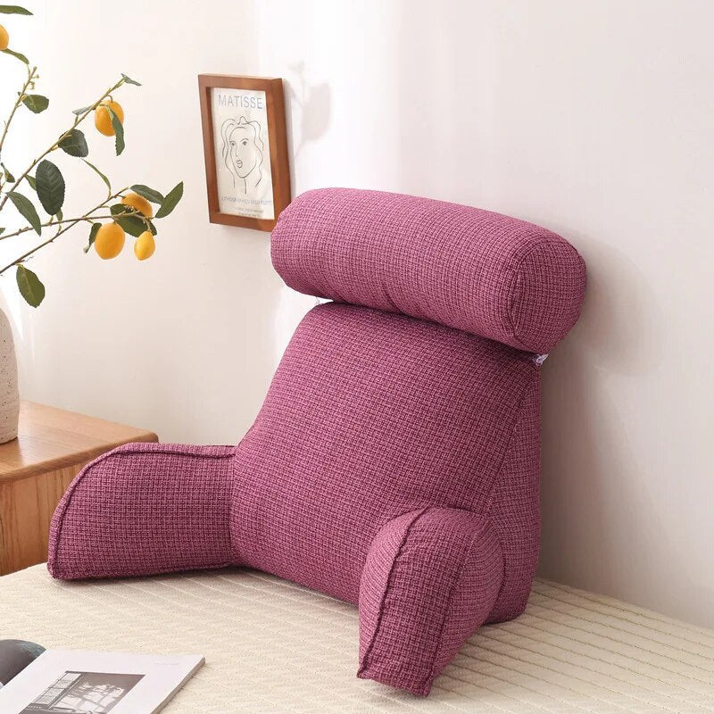 Rückenkissen & Lesekissen | Kissen für Bett & Sofa mit Armlehnen | RelaxKissen