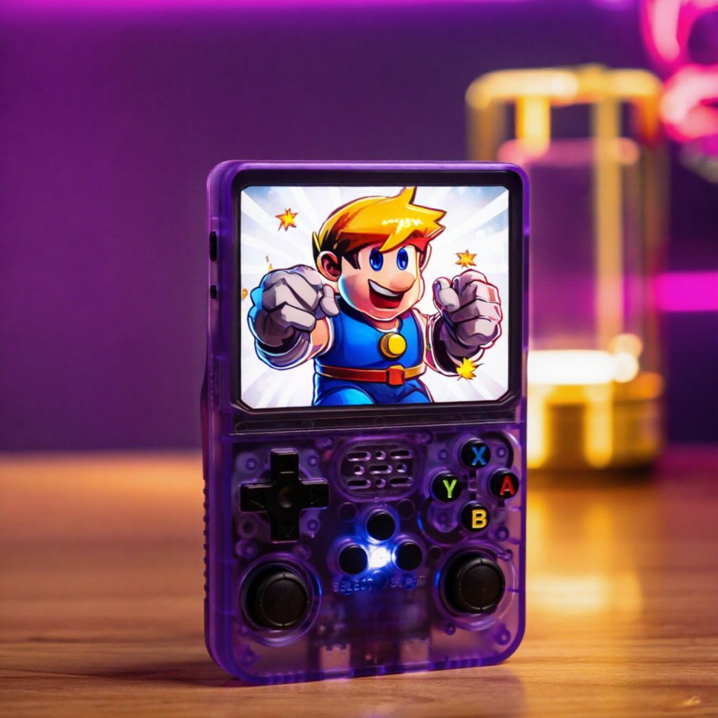 Retro Spielkonsole | Tragbare Retro Konsole mit 20.000+ klassischen Spielen | RetroSpiel