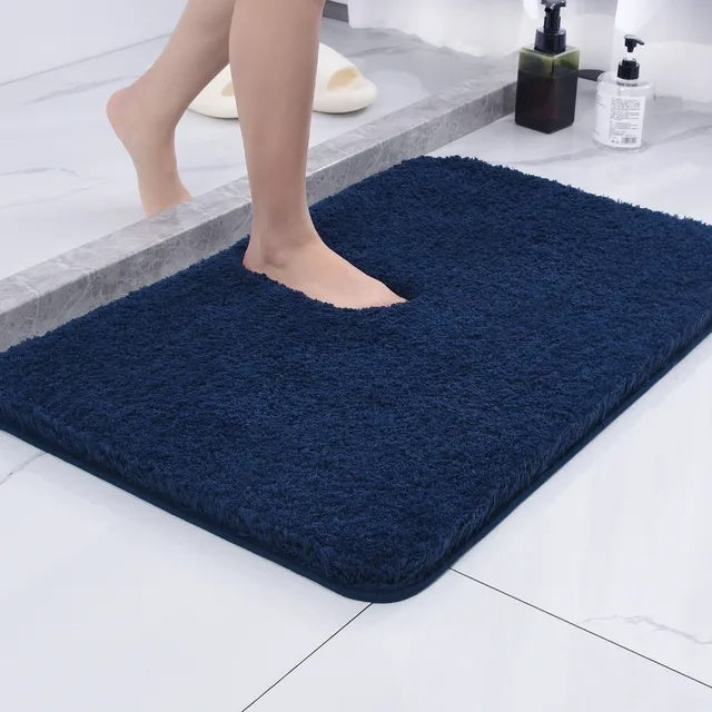 Rutschfeste Badematte | Flauschige Duschmatte | Waschbare Badvorleger | Weichlin