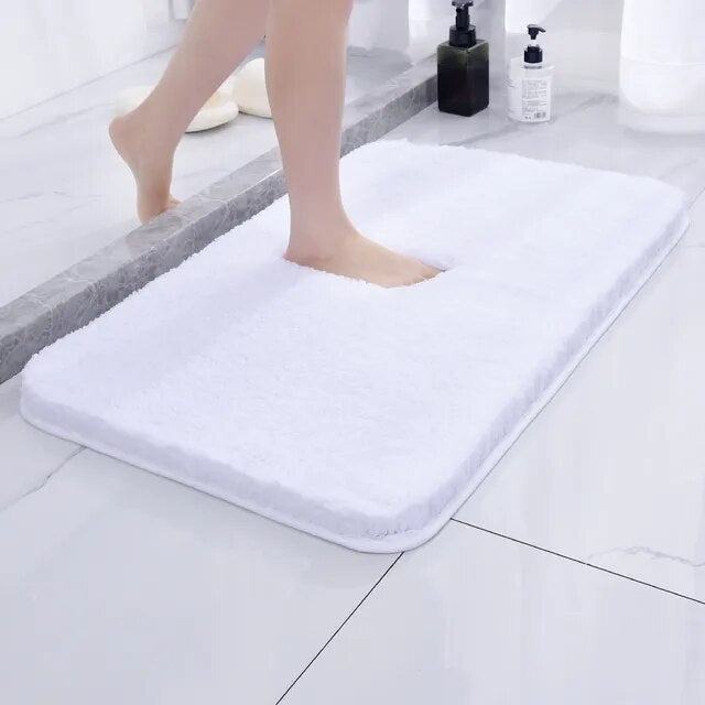 Rutschfeste Badematte | Flauschige Duschmatte | Waschbare Badvorleger | Weichlin