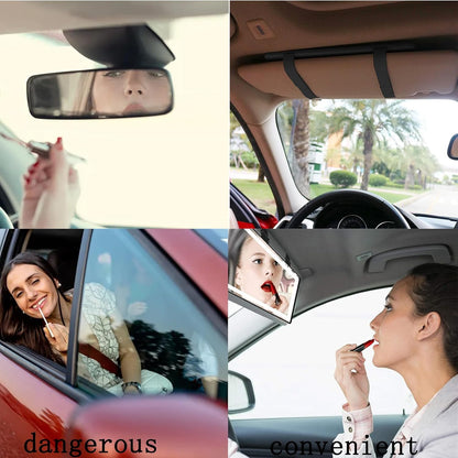 Schminkspiegel mit Licht für Auto | Beleuchteter Kosmetikspiegel | GlowVisor