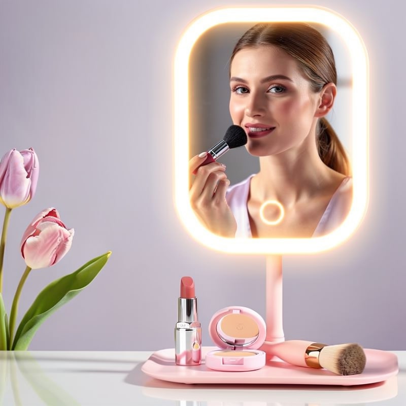 Schminkspiegel mit Licht | LED Kosmetikspiegel mit Beleuchtung | Beautiq