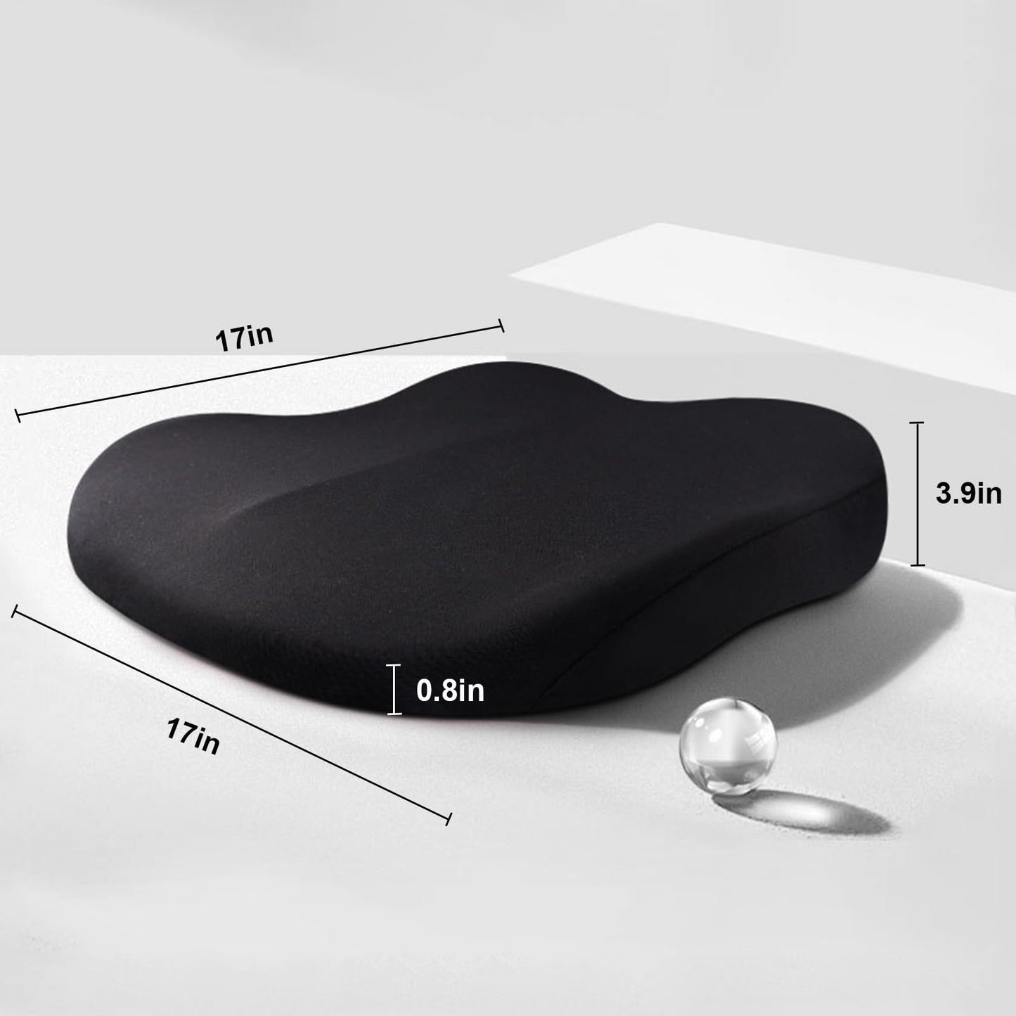 Sitzerhöhung Auto Sitzkissen | Memory Foam Sitzkissen | Ergonomisches Sitzkissen fürs Fahren | FahrKomfort